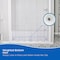 Kenney Mfg Medium Weight PEVA Shower Curtain Liner, 70" W x 72" H, Clear KN61443 - alternate 7